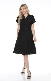 Textured Oxford Dress - CARINE